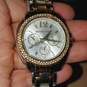 Michael Kors Gold/silver two-tone Bradshaw MK5693